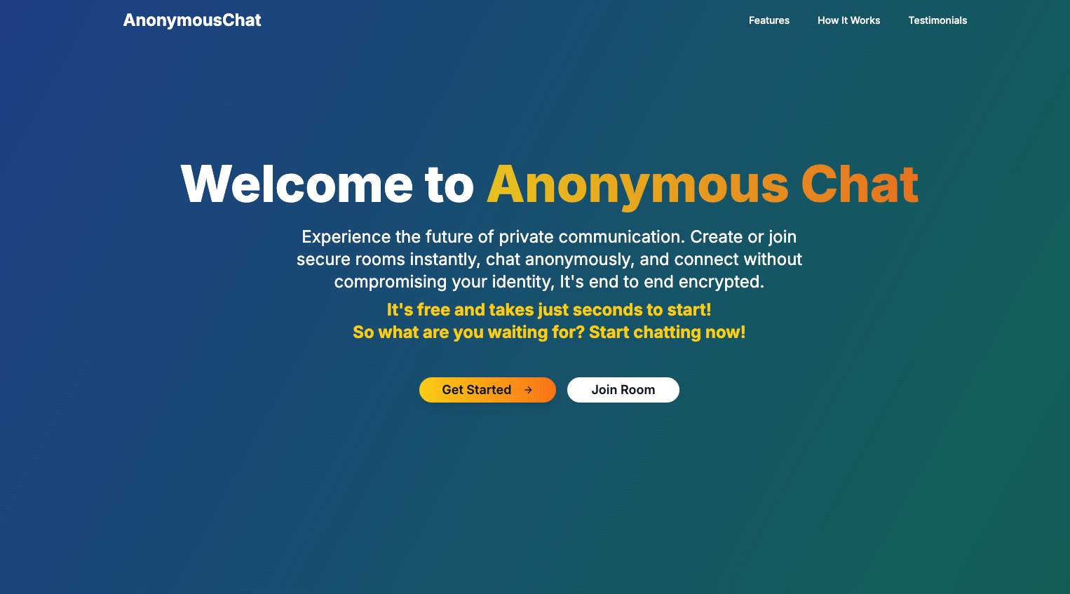Anonymous Chat App